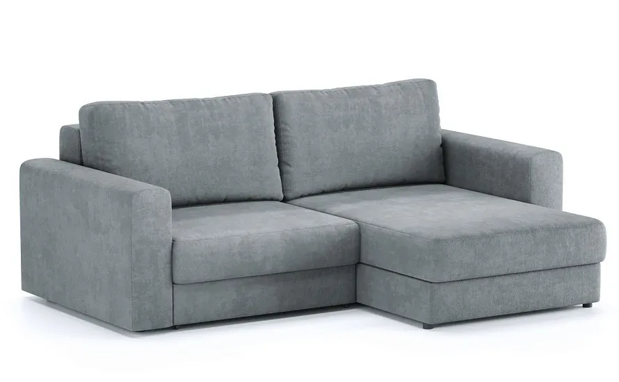 Диван угловой Ларсон 2М Nordic 83 серебристый - 2