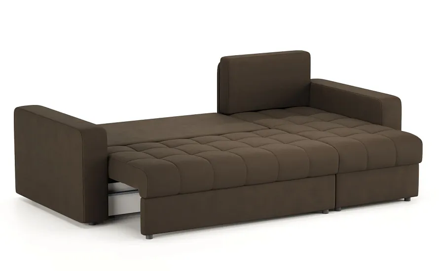 Диван угловой Тренто Leonardo 06 коричневый - 6